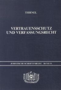 Produktbild: Vertrauensschutz und Verfassungsrecht