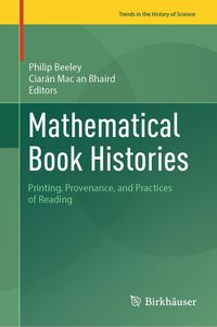 Produktbild: Mathematical Book Histories