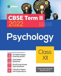 Produktbild: CBSE Term II Psychology 12th
