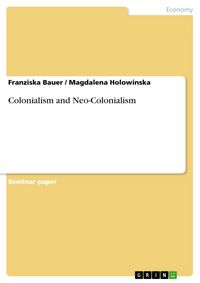 Produktbild: Colonialism and Neo-Colonialism