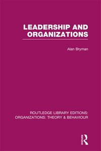 Produktbild: Leadership and Organizations (RLE: Organizations)
