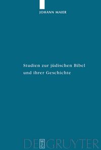 Produktbild: Studien zur j&uuml;dischen Bibel und ihrer Geschichte