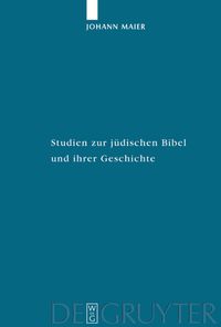 Produktbild: Studien zur j&uuml;dischen Bibel und ihrer Geschichte