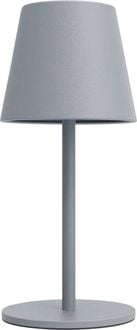 Produktbild: M-e modern-electronics LUNA-80G 41435 Akku-Tischlampe LED LED fest eingebaut 3W Grau