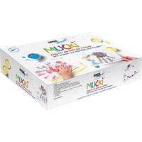 Produktbild: KREUL MUCKI Farben Spiel Kiste, 5 x 50 ml Fingermalfarbe, Wir malen mit H&auml;nden & Fingern