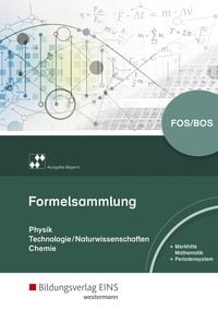 Produktbild: Formelsammlung Physik/Technologie-Naturwissenschaften/Chemie
