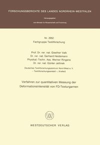 Produktbild: Verfahren zur quantitativen Messung der Deformationsintensit&auml;t von FD-Texturgarnen