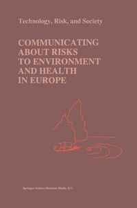 Produktbild: Communicating about Risks to Environment and Health in Europe