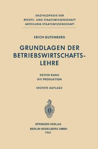 Produktbild: Grundlagen der Betriebswirtschaftslehre