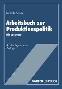 Produktbild: Arbeitsbuch zur Produktionspolitik