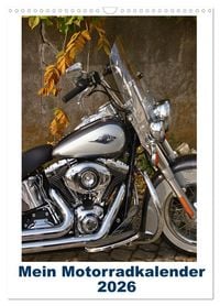 Produktbild: Mein Motorradkalender (Wandkalender 2026 DIN A3 hoch), CALVENDO Monatskalender