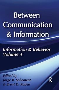 Produktbild: Between Communication and Information