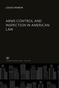 Produktbild: Arms Control and Inspection in American Law