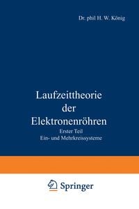 Produktbild: Laufzeittheorie der Elektronenr&ouml;hren
