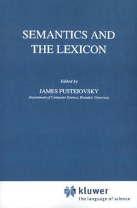 Produktbild: Semantics and the Lexicon