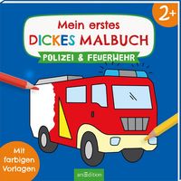 Produktbild: Mein erstes dickes Malbuch ab 2 &ndash; Polizei & Feuerwehr