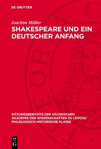 Produktbild: Shakespeare und ein deutscher Anfang