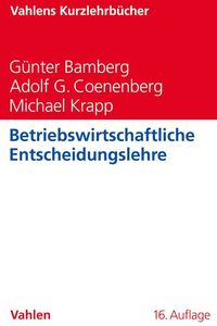 Produktbild: Betriebswirtschaftliche Entscheidungslehre