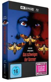 Produktbild: Das Schweigen der Lämmer - 2-Disc Limited Collector's Edition Mediabook (4K Ultra HD) (+ Blu-ray)