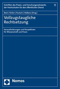 Produktbild: Vollzugstaugliche Rechtsetzung