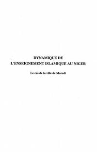Produktbild: Dynamique de l'enseignement au Niger