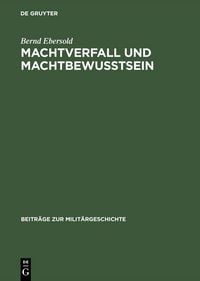 Produktbild: Machtverfall und Machtbewusstsein