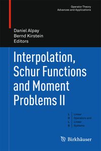 Produktbild: Interpolation, Schur Functions and Moment Problems II
