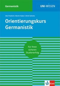 Produktbild: Friedrich, U: Orientierungskurs Germanistik