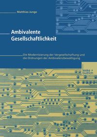 Produktbild: Ambivalente Gesellschaftlichkeit