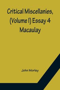 Produktbild: Critical Miscellanies, (Volume I) Essay 4