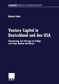 Produktbild: Venture Capital in Deutschland und den USA