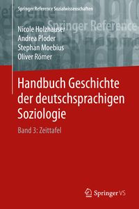 Bild vom Artikel Handbuch Geschichte der deutschsprachigen Soziologie vom Autor Nicole Holzhauser