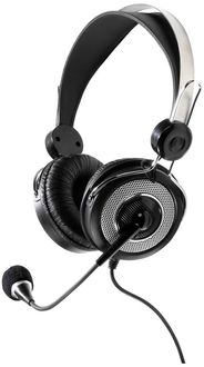 Produktbild: Vivanco IT-HS RET RC Computer On Ear Headset kabelgebunden Stereo Schwarz Headset, Lautstärkeregelung