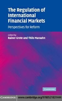 Produktbild: Regulation of International Financial Markets