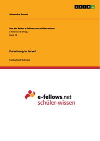 Produktbild: Forschung in Israel