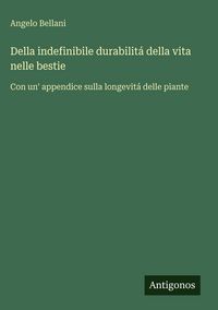 Produktbild: Della indefinibile durabilit&aacute; della vita nelle bestie