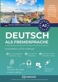 Produktbild: Deutsch als Fremdsprache lernen: Komplettkurs A2 f&uuml;r Anf&auml;nger