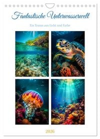Produktbild: Fantastische Unterwasserwelt (Wandkalender 2026 DIN A4 hoch), CALVENDO Monatskalender