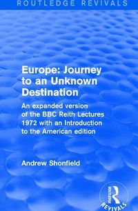 Produktbild: Shonfield, A: Revival: Europe: Journey to an Unknown Destina