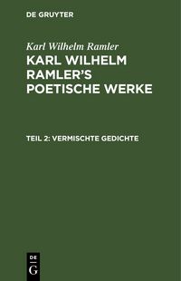Produktbild: Vermischte Gedichte