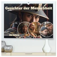 Produktbild: Gesichter der Menschheit (hochwertiger Premium Wandkalender 2026 DIN A2 quer), Kunstdruck in Hochglanz
