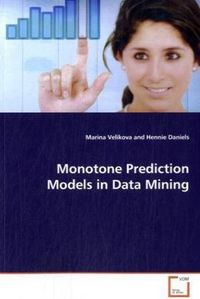 Produktbild: Velikova, M: Monotone Prediction Models in Data Mining