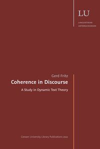 Produktbild: Coherence in Discourse