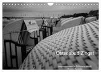 Produktbild: Ostseebad Zingst - Impressionen in Schwarz-Wei&szlig; (Wandkalender 2027 DIN A4 quer), CALVENDO Monatskalender