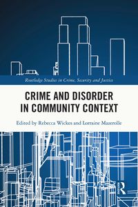 Produktbild: Crime and Disorder in Community Context