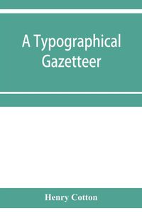 Produktbild: A typographical gazetteer