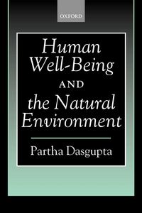 Produktbild: Human Well-Being and the Natural Environment