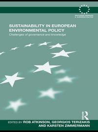Produktbild: Sustainability in European Environmental Policy