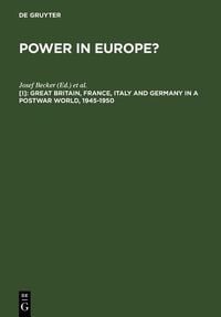 Produktbild: Great Britain, France, Italy and Germany in a Postwar World, 1945-1950