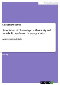 Produktbild: Association of chronotype with obesity and metabolic syndrome in young adults
